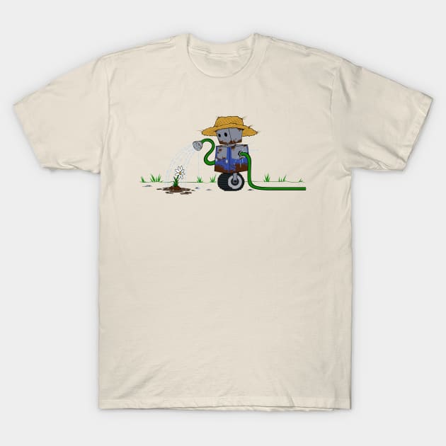 Gardener Robot T-Shirt by deancoledesign